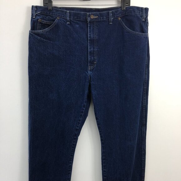 Dickies Mens Medium Wash Jeans 44x32 Like-NEW Condition - Picture 1 of 6